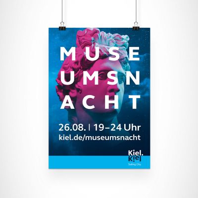 Kiel-Marketing Museumsnacht Kiel Plakat