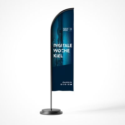 KiWi Beachflag Digitale Woche Kiel
