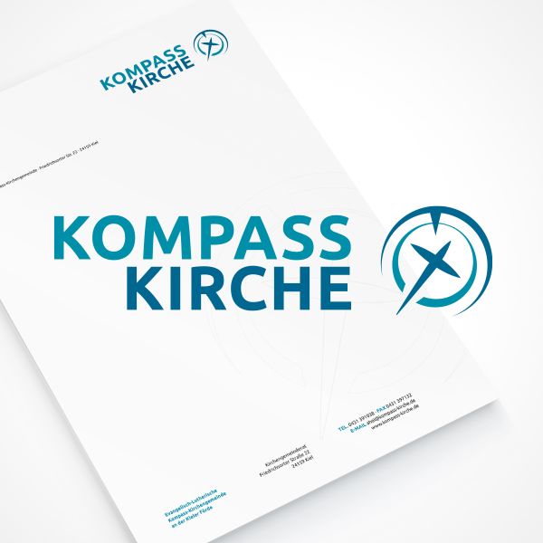 Kompass Kirche  Logoentwicklung