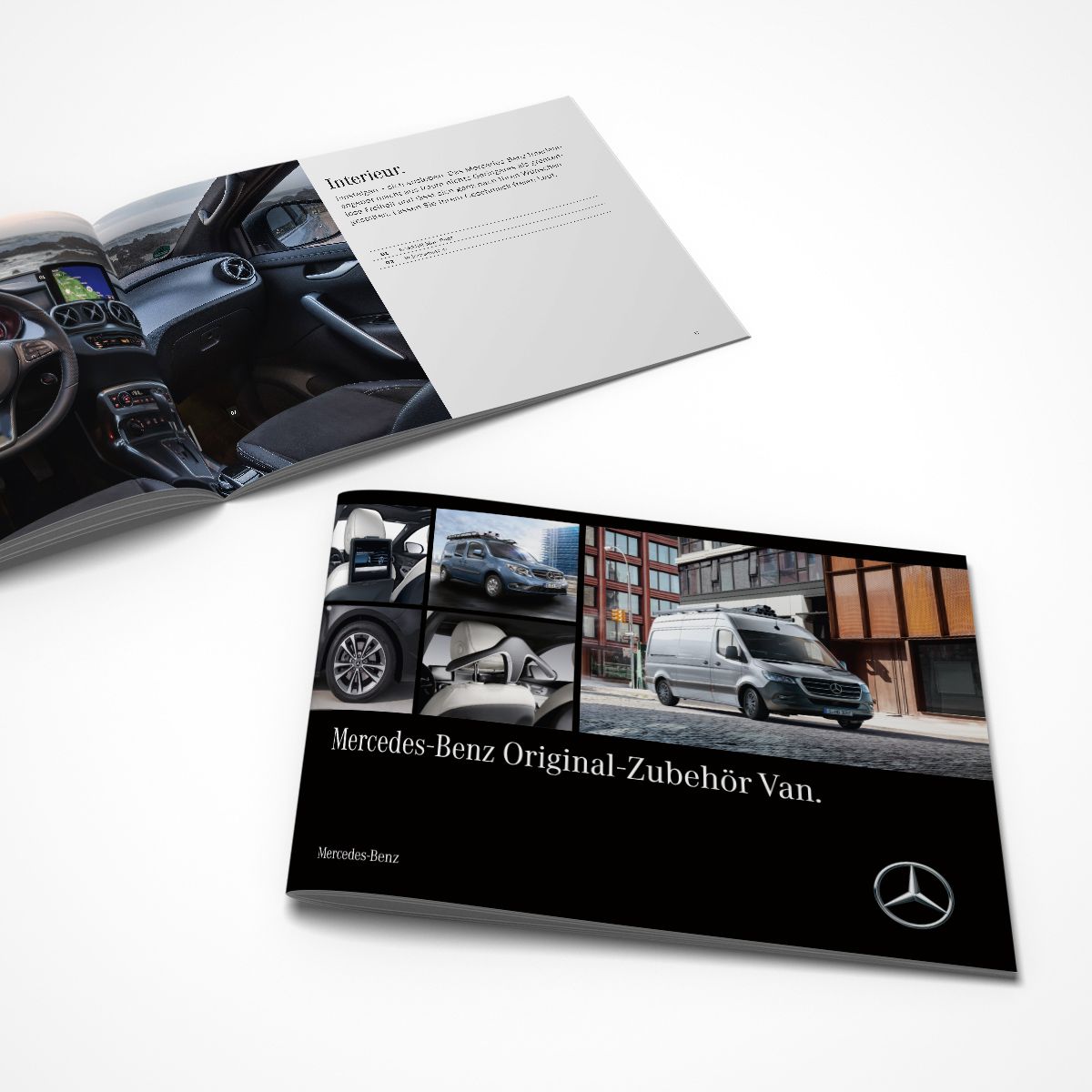 Mockup Mercedes Broschüre